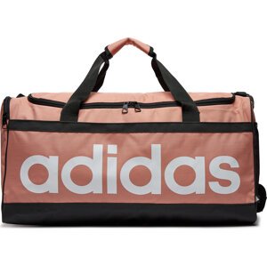 Taška adidas Essentials Linear Duffel Bag Medium IL5764 wonder clay/white